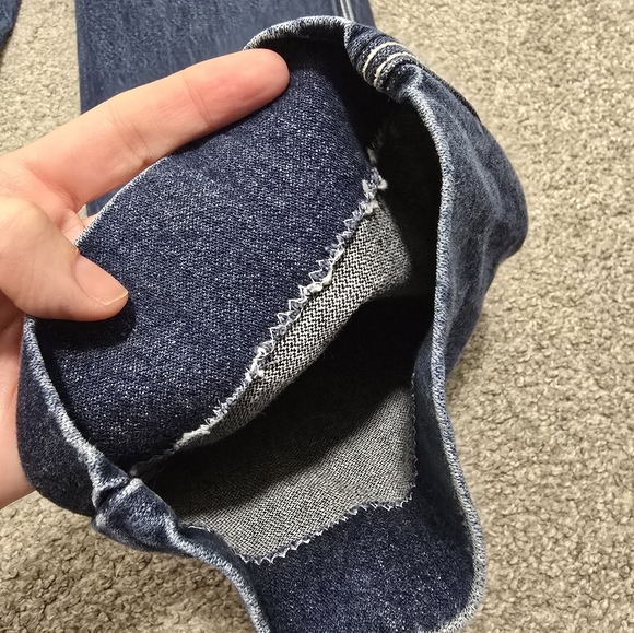 1980's Vintage Jordache Jeans Dark Wash Embroidered Back Pockets - Picture 7 of 10